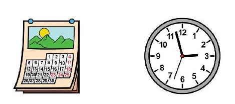 CALENDARIO Y HORARIO